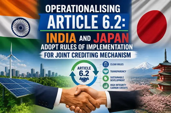 Operationalising Article 6.2: India and Japan Adopt Rules of Implementation for Joint Crediting Mechanism