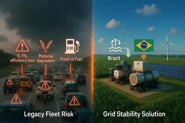 Beyond the Fuel Tank: Why India’s E20 Mandate Should Have Followed Brazil’s Grid-Scale Ethanol Blueprint