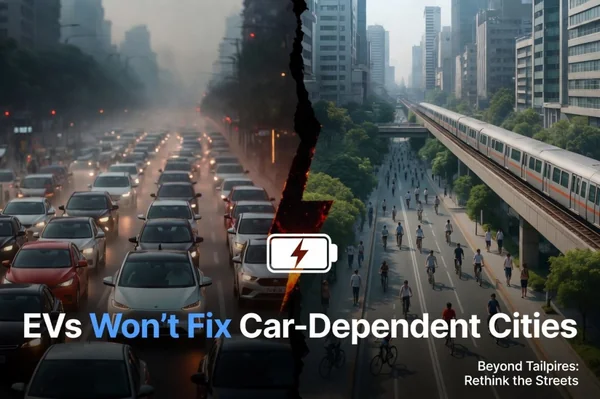 Read more about: Why Electric Vehicles Won’t Save Our Cities: The EV Myth