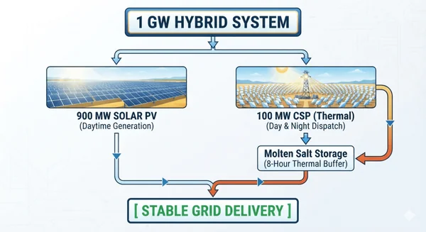 The End of the Lithium Monopoly: Why Xinjiang’s 1 GW Hybrid Solar Plant Signals the Dawn of a Diversified Grid