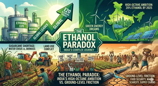 Read more about: The Ethanol Gambit: India’s High-Stakes Pivot Between Energy Sovereignty and Economic Friction